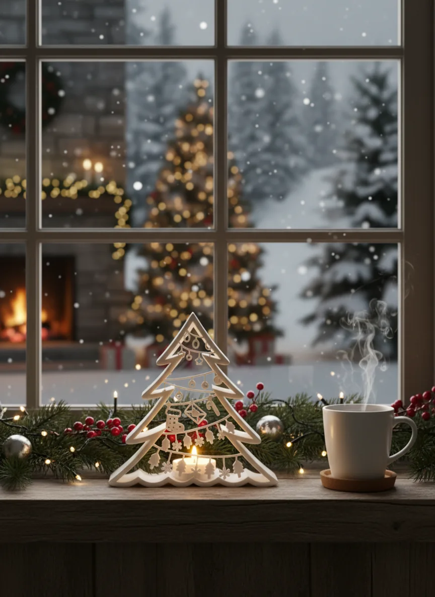 TUBY Christmas Glass Tree Gift Mumluk – 3D baskı mumluk – Görünüm 4 | TUBY