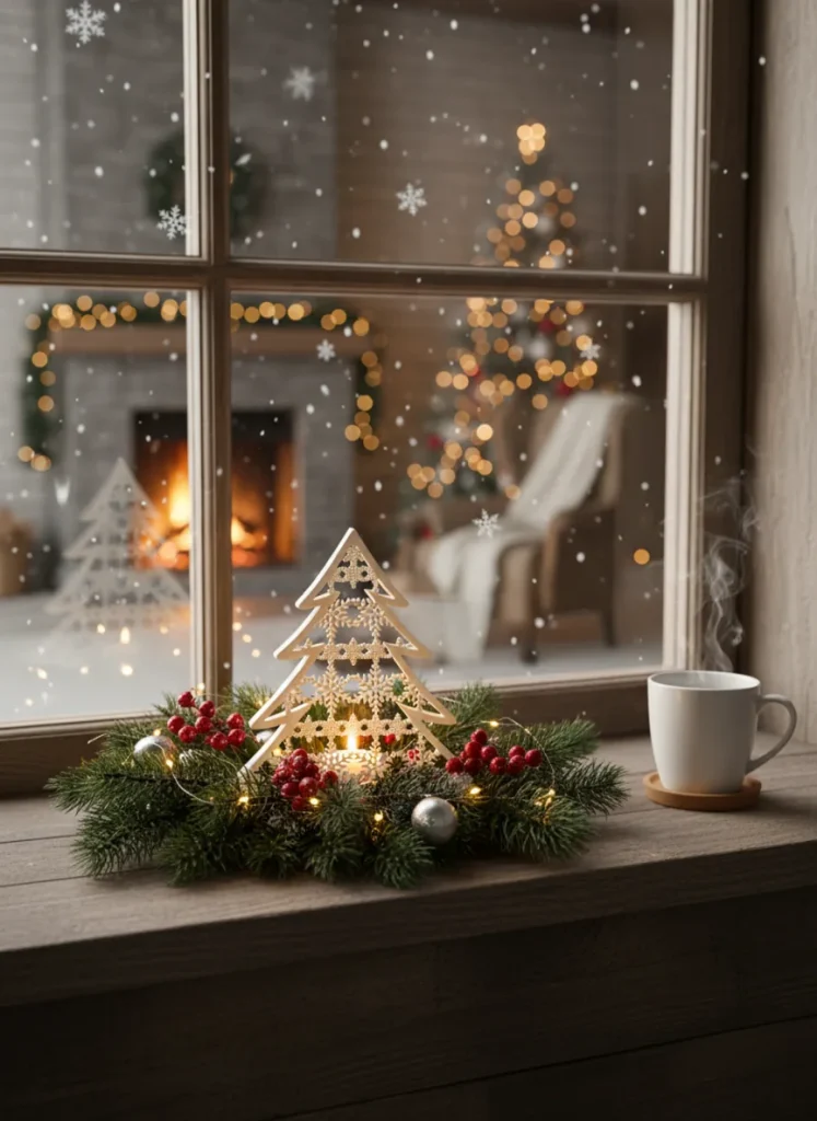 TUBY Christmas Glass Tree Snow Mumluk – 3D baskı mumluk – Görünüm 1 | TUBY