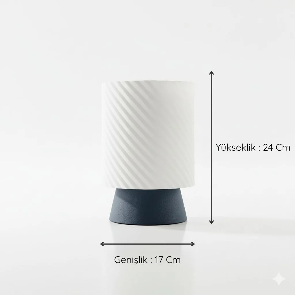 TUBY Oasis Dekoratif Abajur – 3D baskı abajur – Görünüm 6 | TUBY